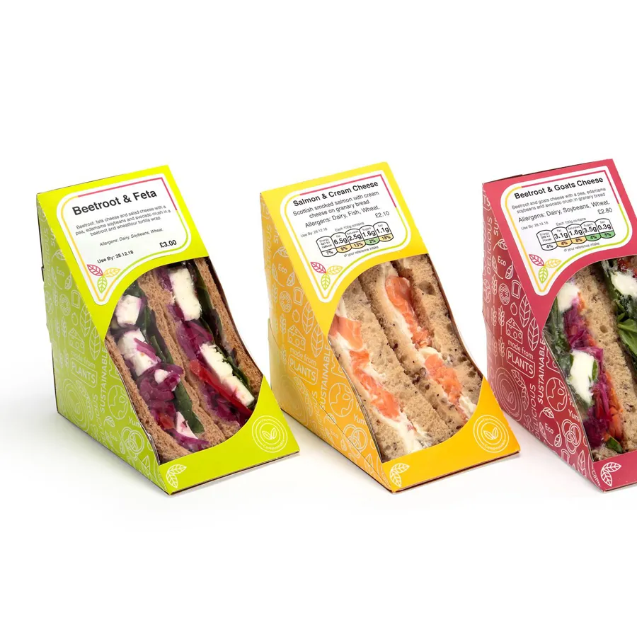 Sandwich Boxes with window-2